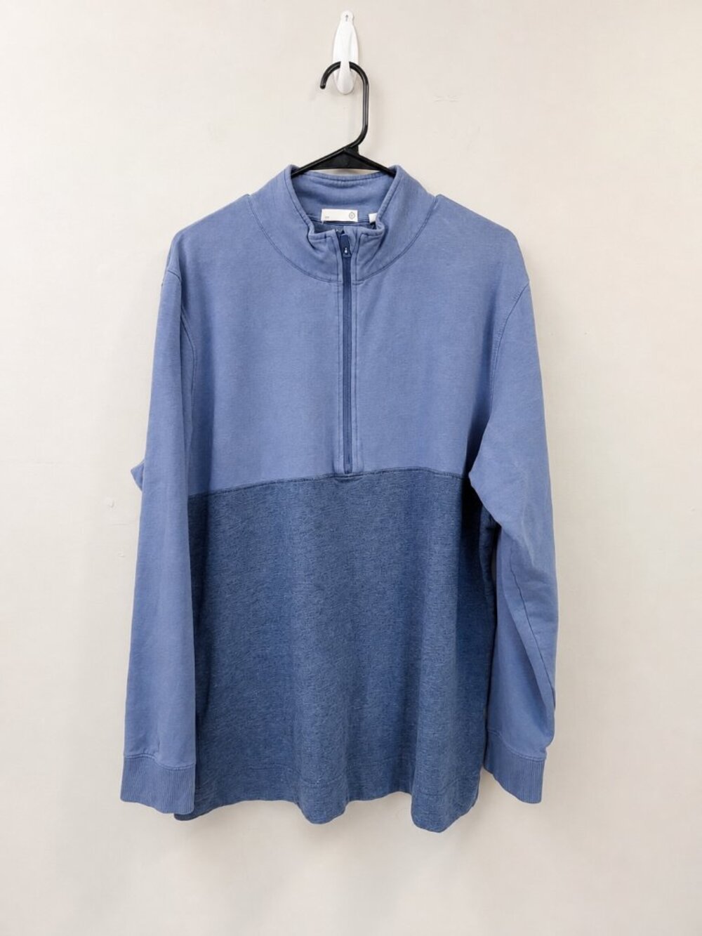 Tasc Performance Quarter Zip Pullover Men's XL Blue Athleisure